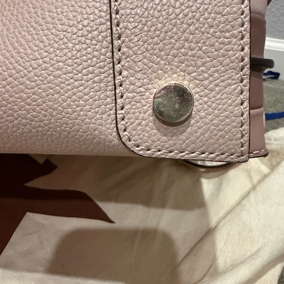 Michael Kors Mercer Large Pebbled Leather Accordion Tote Bag - Picture 13 of 16